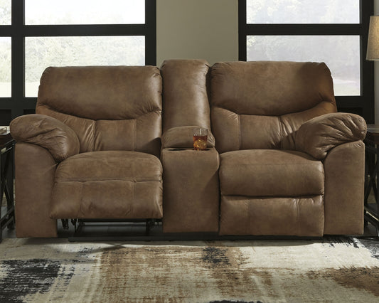 Boxberg DBL Rec Loveseat w/Console