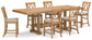 Havonplane Counter Height Dining Table and 6 Barstools