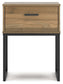 Deanlow Twin Panel Headboard with Nightstand