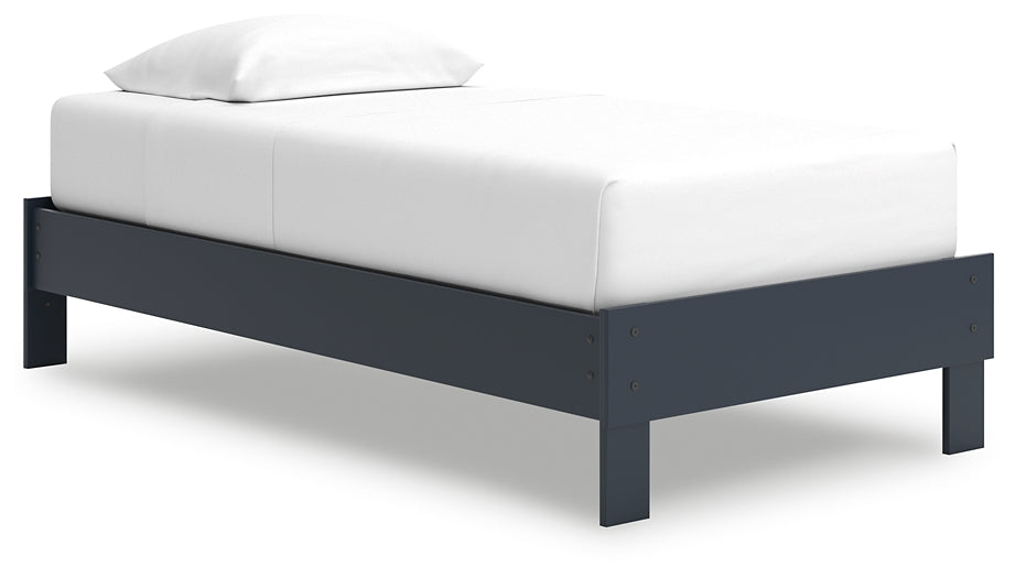 Simmenfort Twin Platform Bed with Dresser, Chest and 2 Nightstands