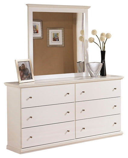 Bostwick Shoals Queen Panel Bed with Mirrored Dresser