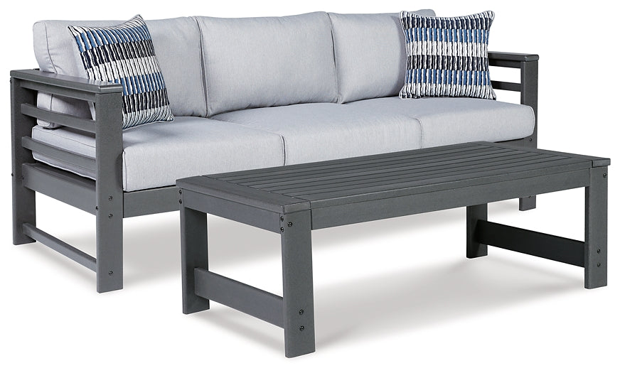 Amora Outdoor Sofa with Coffee Table